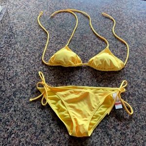 Cute Yellow Bikini! Never worn. Tags attached.